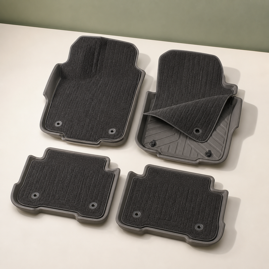 Clean-Easy Double-Layer Floor Mat Set
