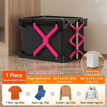 PYJ  folding storage box vacuum storage bag mildew-proof finishing  large-capacity storage box